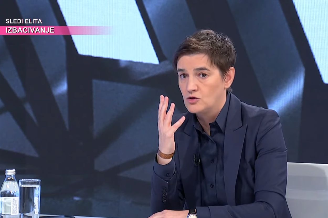 Premijerka Ana Brnabić u emisiji Hit tvit, 12. novembar 2023.