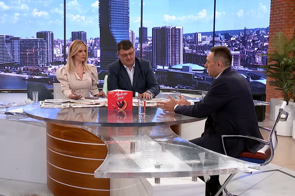 Aleksandar Vulin, gost jutarnjeg programa na TV Pink