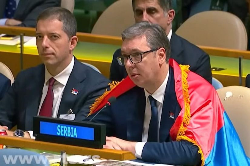 Aleksandar Vučić u GS UN, SNS/Youtube Screenshot