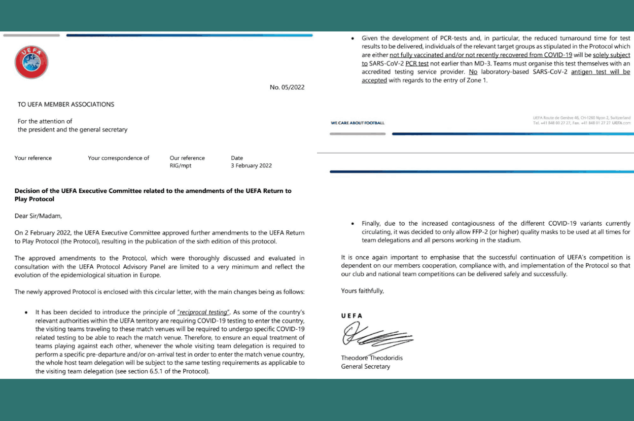 Dokument protokola UEFA