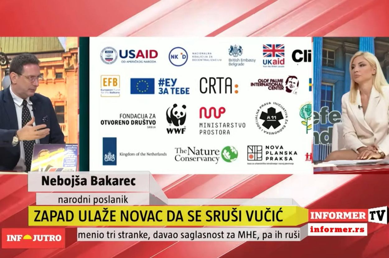 Nebojša Bakarec na TV Informer