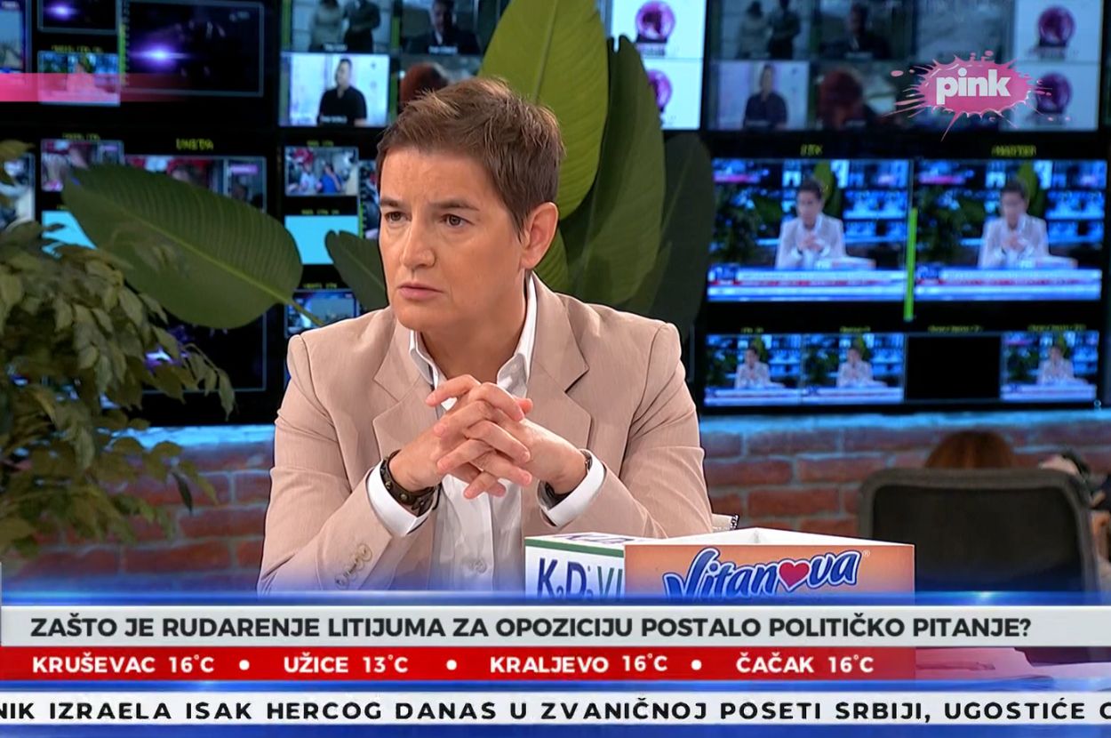 Predsednica parlamenta Ana Brnabić u emisiji "Novo jutro", TV Pink - 11. septembar 2024.